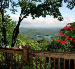 mountain lake views